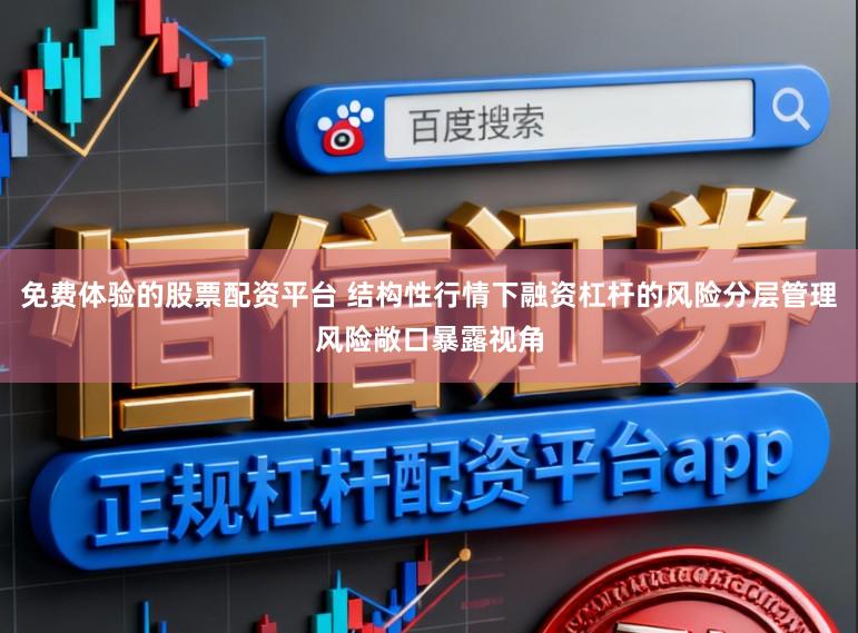 免费体验的股票配资平台 结构性行情下融资杠杆的风险分层管理风险敞口暴露视角