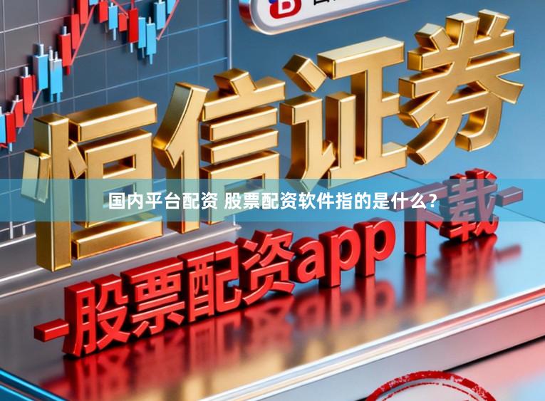 国内平台配资 股票配资软件指的是什么？