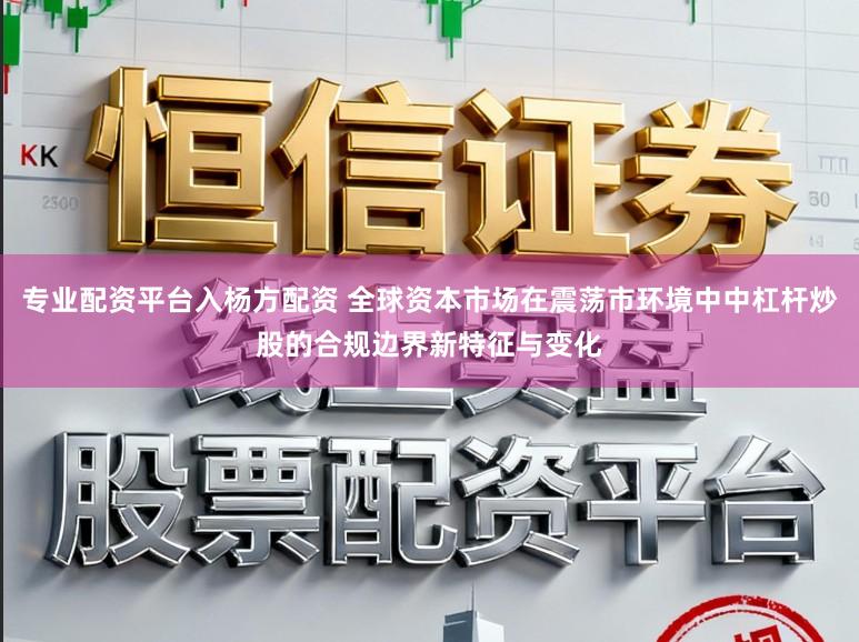 专业配资平台入杨方配资 全球资本市场在震荡市环境中中杠杆炒股的合规边界新特征与变化